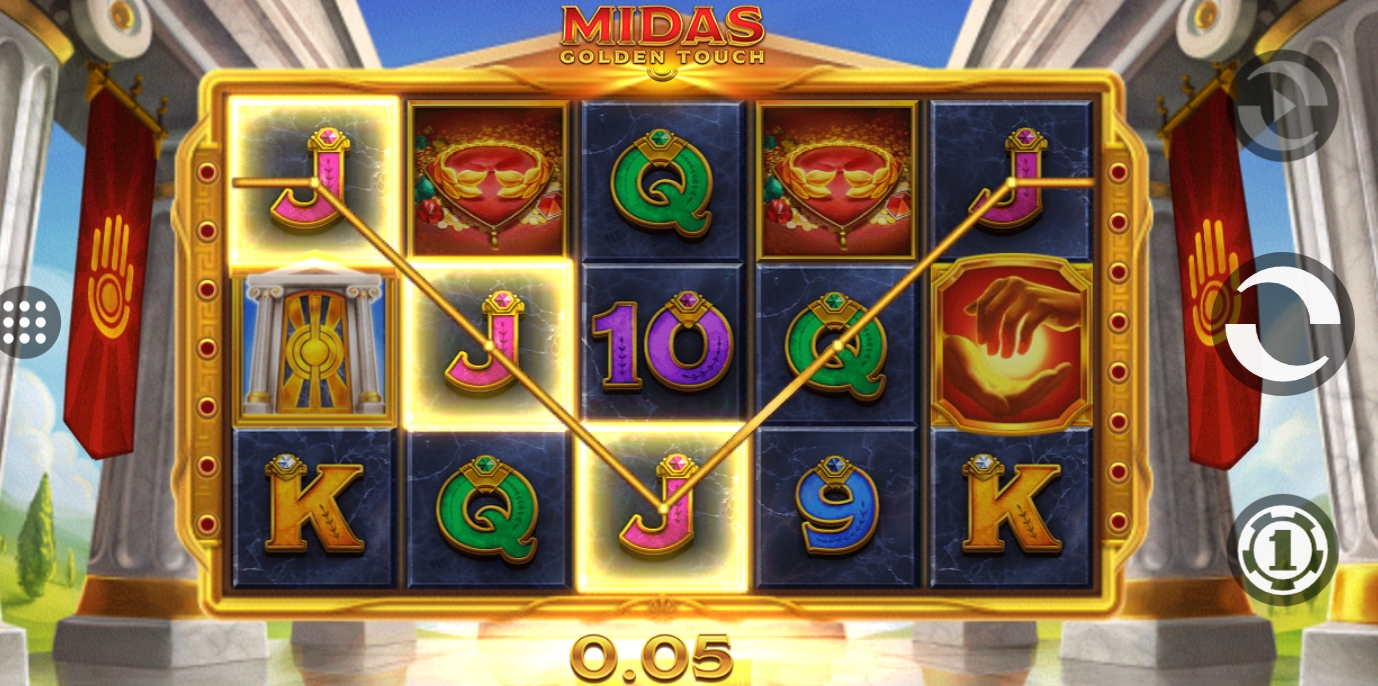 Midas Golden Touch Slot felülvizsgálata