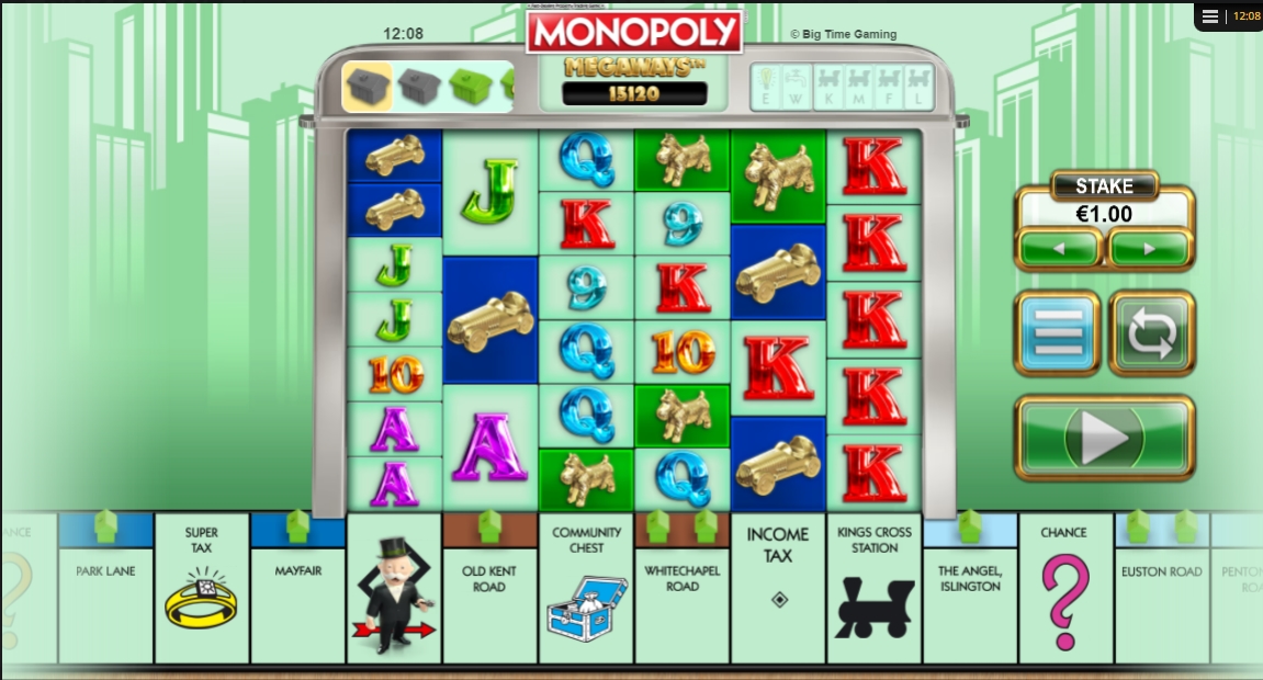 Monopoly Megaways A társasjáték és az innovatív Megaway mechanika egyedülálló kombinációja